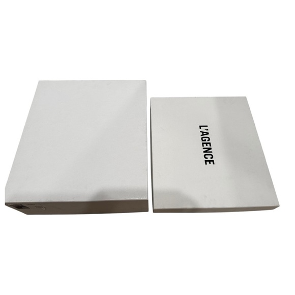 L’AGENCE Designer Shoe Box | White Storage Box | 13x11.5x4.5” - Picture 3 of 3
